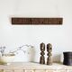 Wooden coat rack