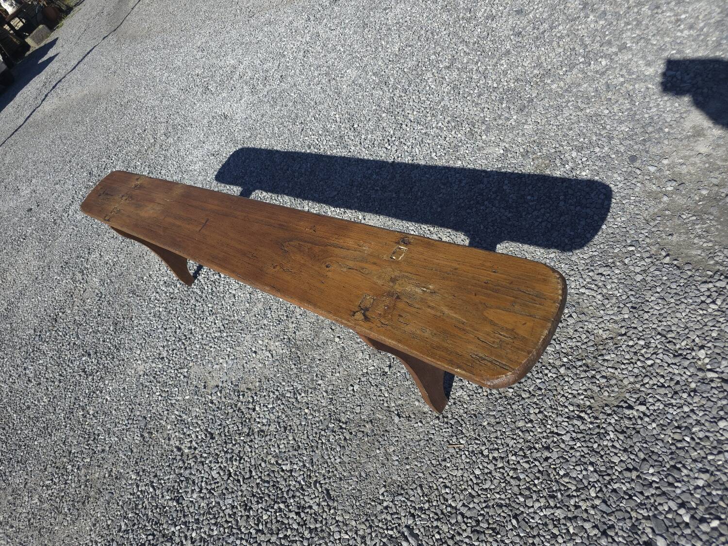 Banc de ferme en sapin
