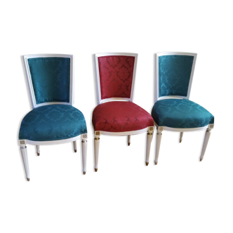 Chaises de salon style Louis XVI