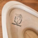 Late 18th century St Amand gravy boat in iron earth