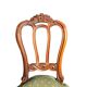 Paire de chaises en acajou époque Napoléon III fin XIXème