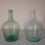 Lot 2 green lady-jeanne 2L