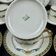 Bernardaud Limoges porcelain tea set with Cornucopia decoration