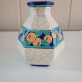 Art Deco ceramic vase from Longwy