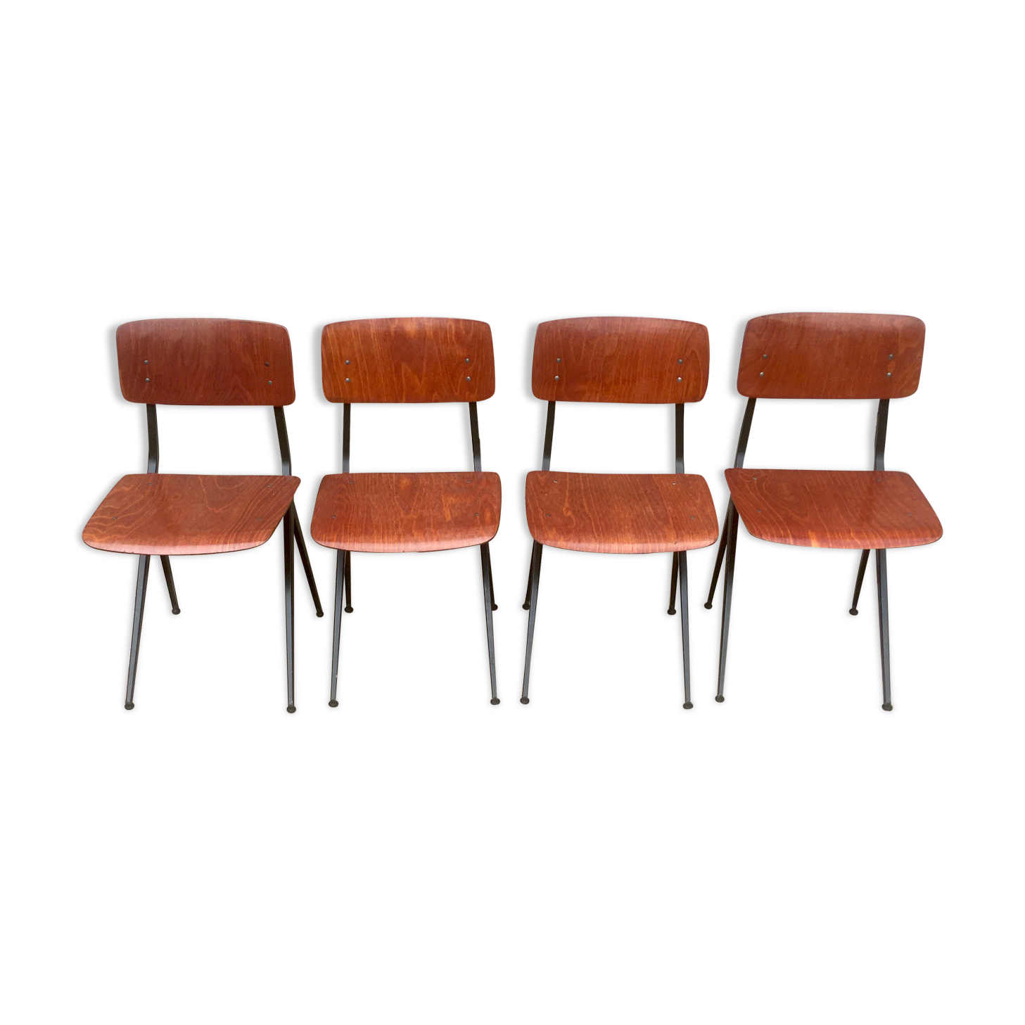 Set of 4 design chairs 60s Marko Spintoel by Kooistra