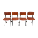 Set of 4 design chairs 60s Marko Spintoel by Kooistra