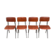Set of 4 design chairs 60s Marko Spintoel by Kooistra