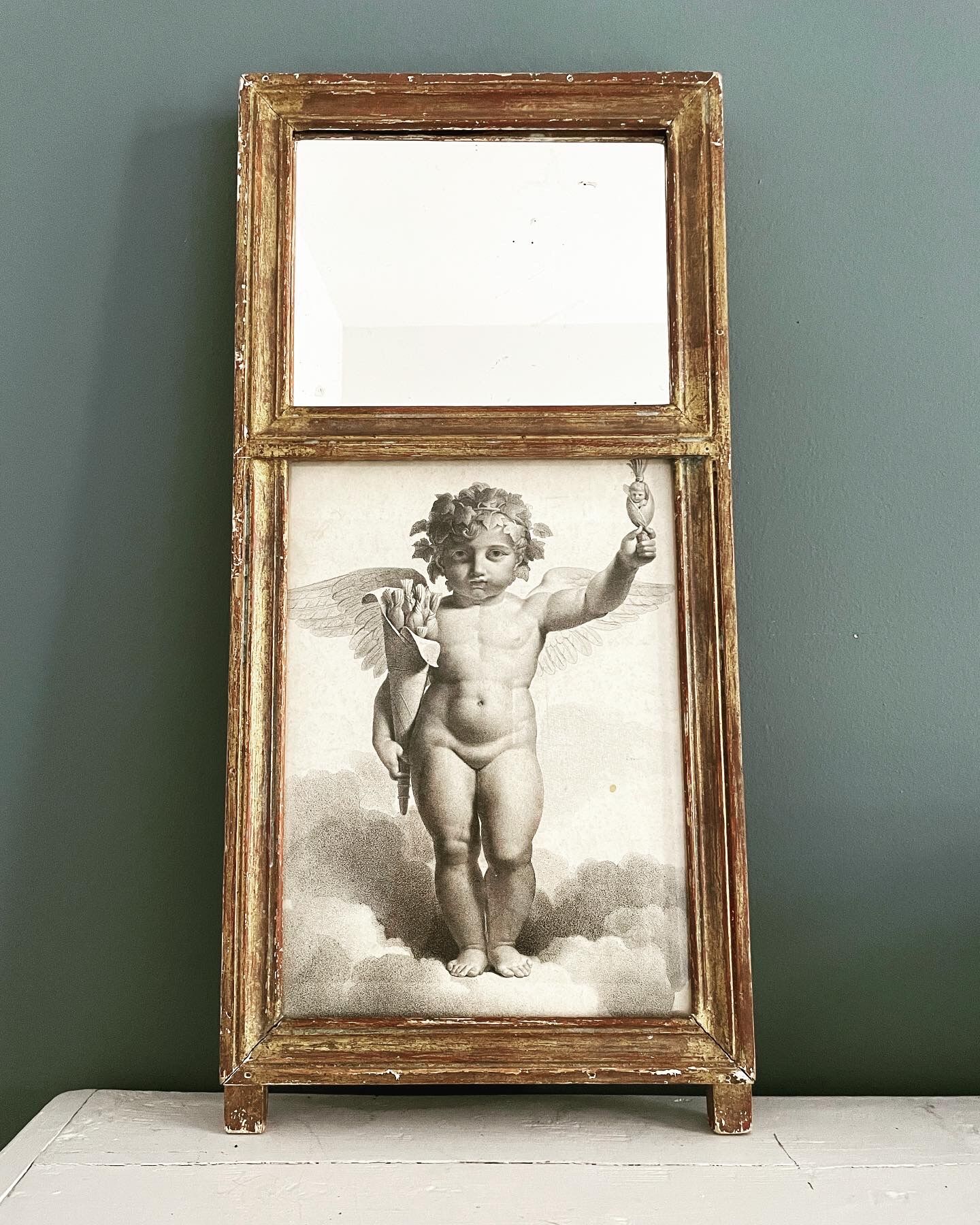 Old trumeau to lay or hang 57x27cm