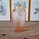 Art Deco style vase in salmon-colored glass