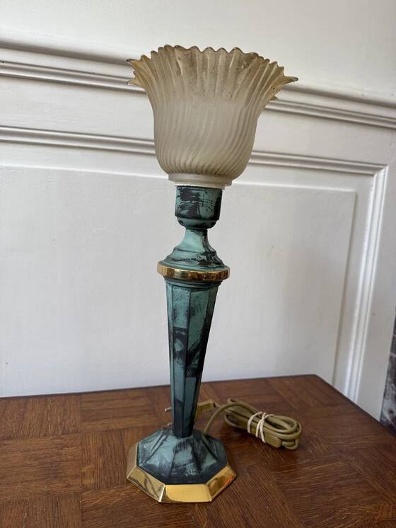 Art Deco Tulip Lamp