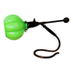 Lampe de table articulée moderniste en verre et laiton à boîtier vert