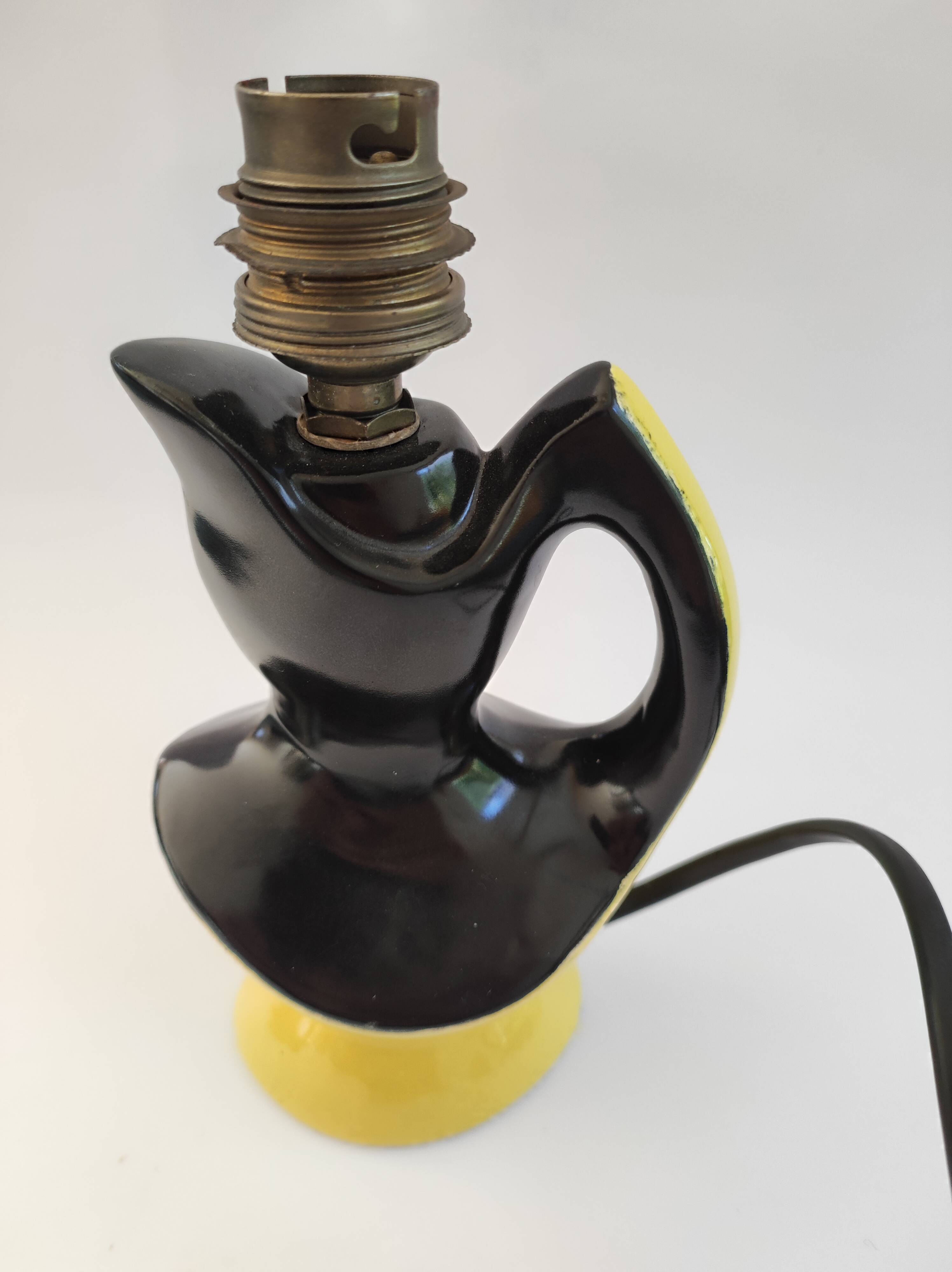 Ceramic lamp circa 1960 Vallauris