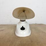 Vintage White Bakelite Table Lamp, 1950s