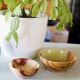 Duo of onyx marble bowls