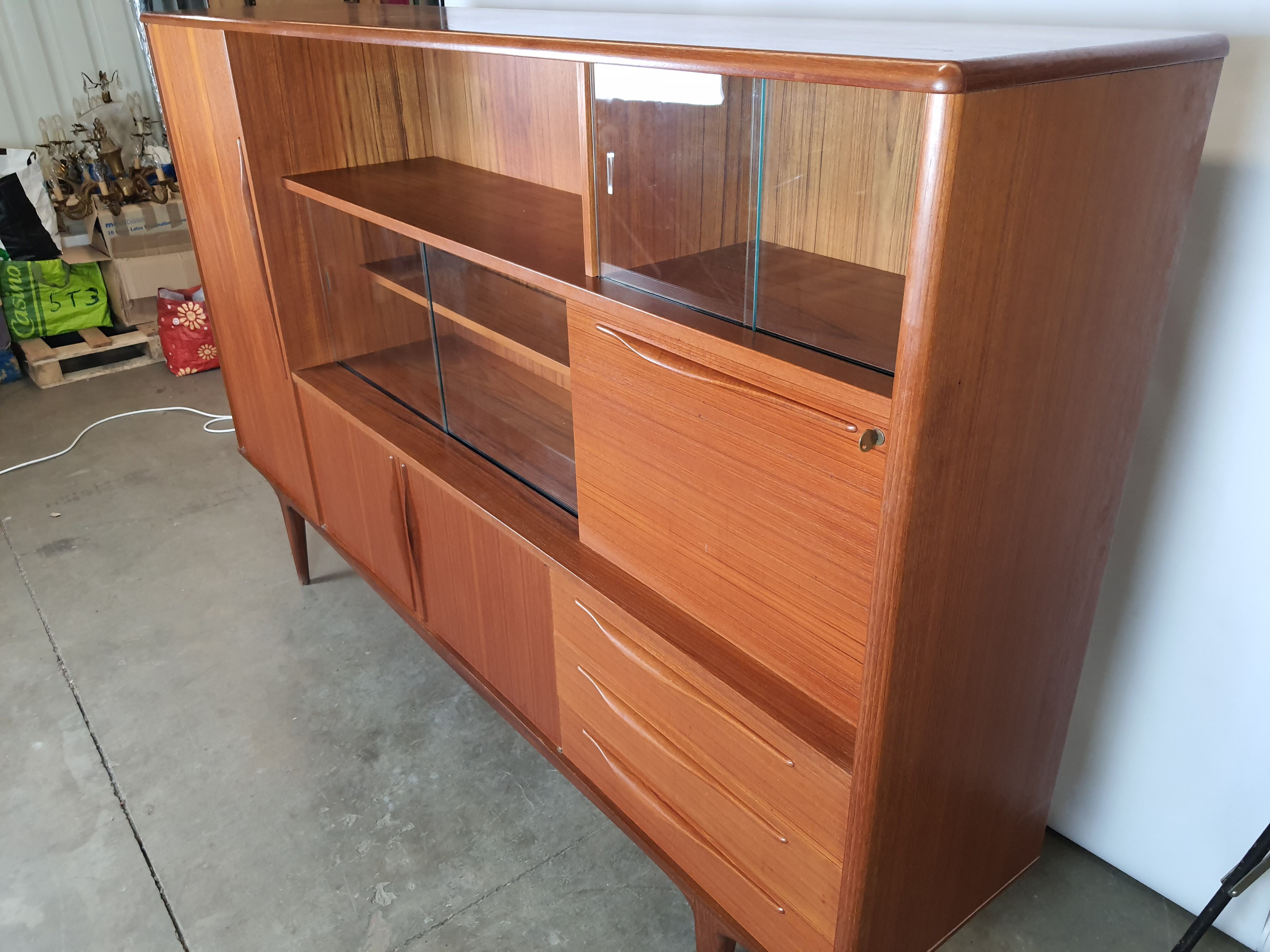 Scandinavian-style vintage buffet