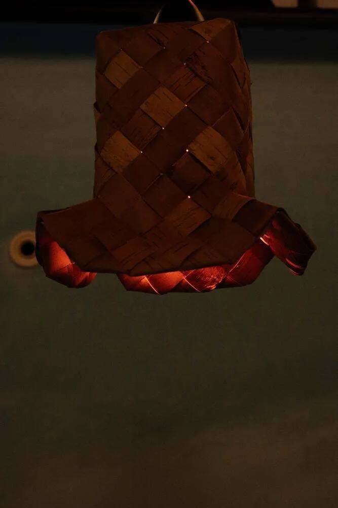 Japandi woven Scandinavian suspension, vintage