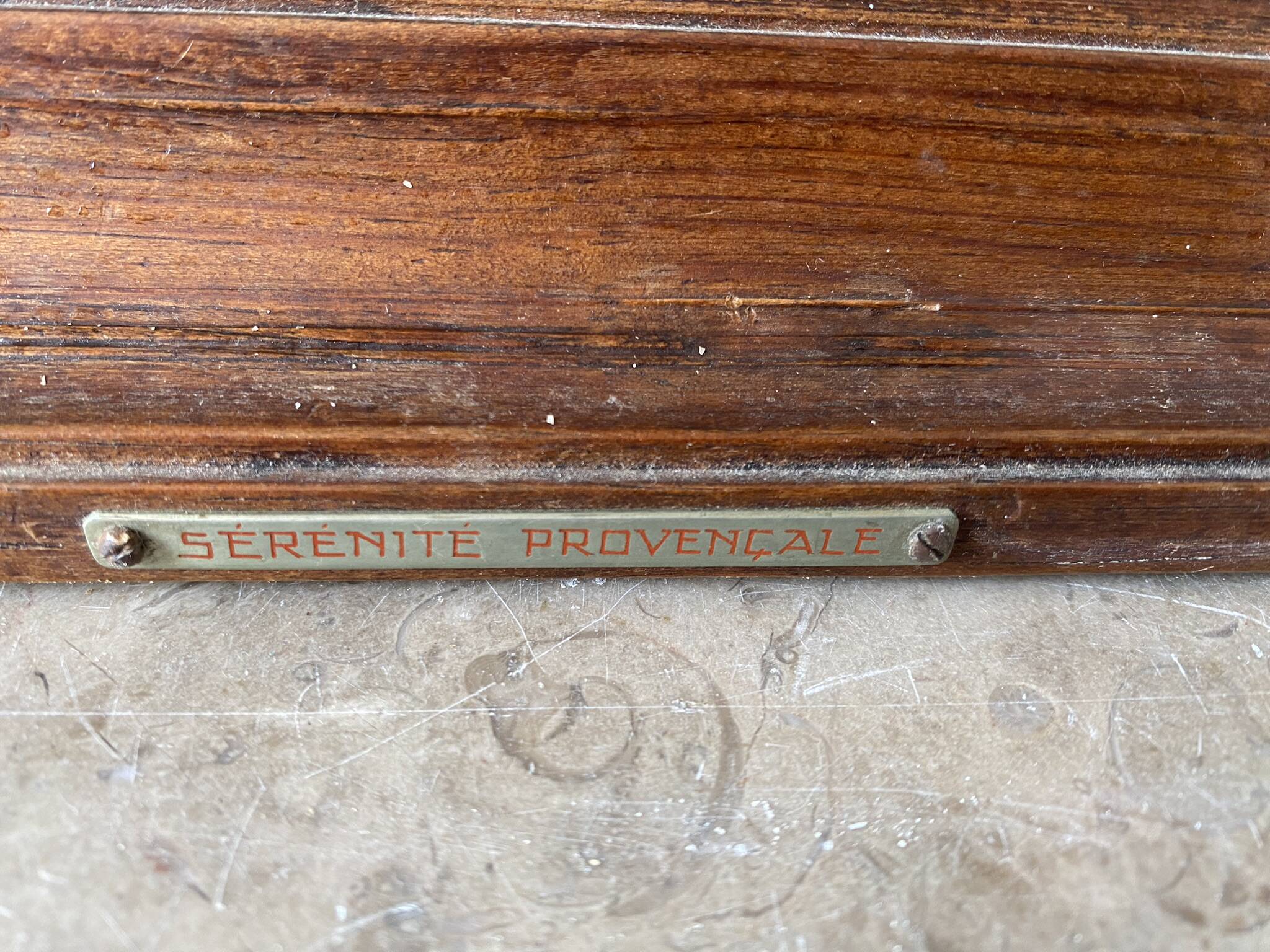 Provencal marine signed