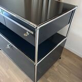 Commode USM Haller en Gris Anthracite