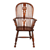 Windsor armchair in ash and elm from the early 19th century