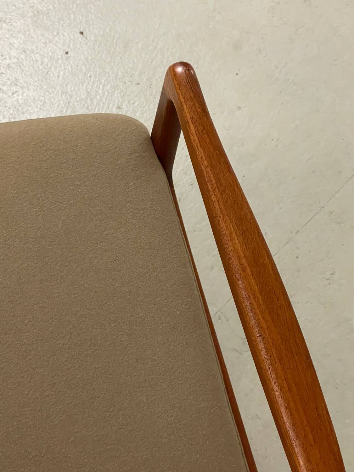 Fauteuils danois en teck par Ole Wanscher années 1960 MidCentury