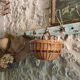 Vintage wicker basket