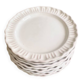 8 Moustiers ceramic plates