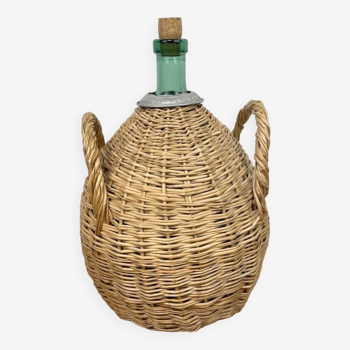 Dame-Jeanne 10 L Perrin & Fils Rognonas wicker covering for decoration