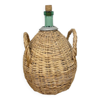 Dame-Jeanne 10 L Perrin & Fils Rognonas wicker covering for decoration