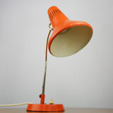 Adjustable Desk Lamp in Orange Painted Metal from TEP, 1970s