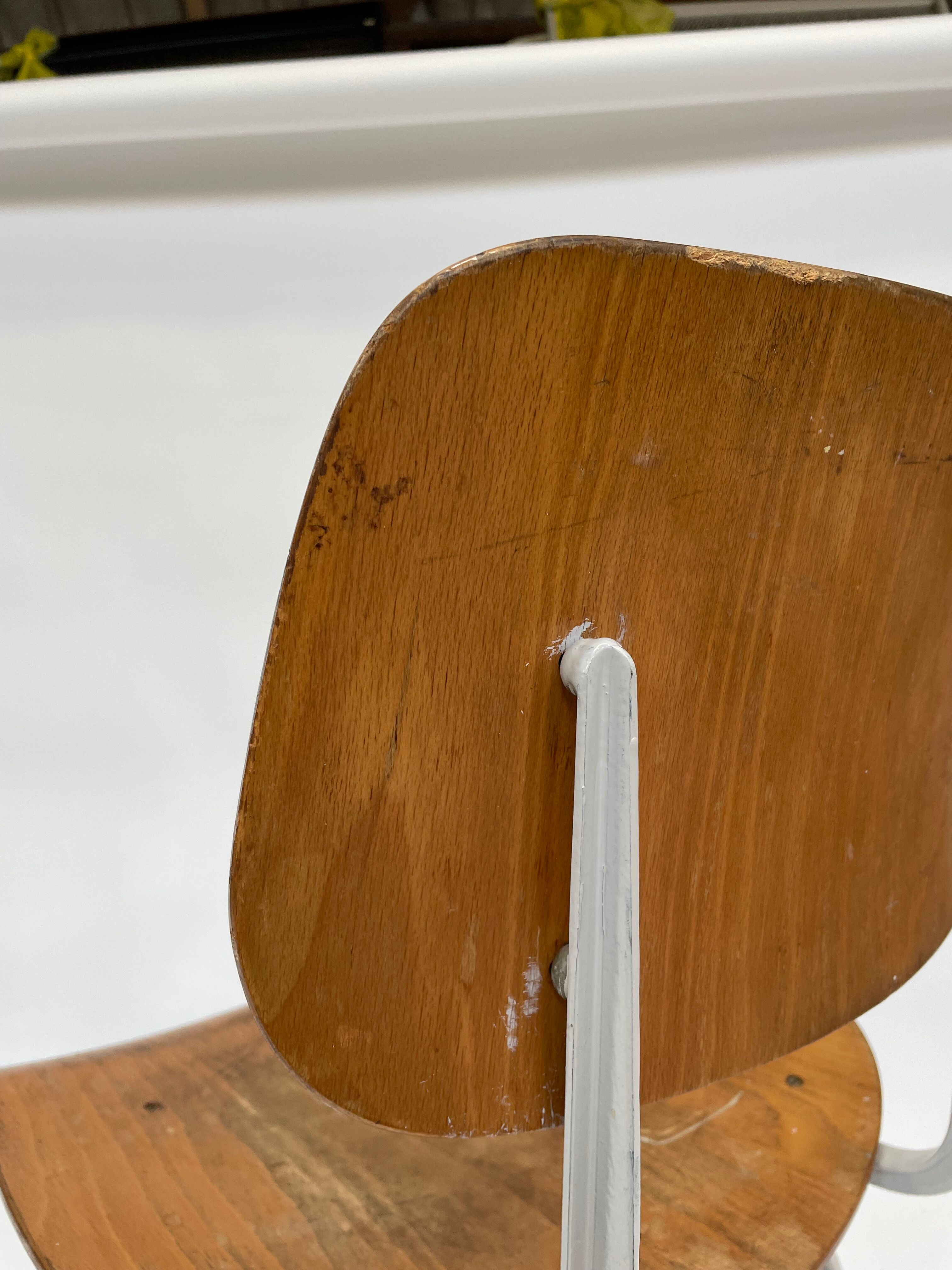 Vintage marko holland school chair 1960s design