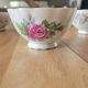 6 antique coffee cups in pearlescent porcelain
