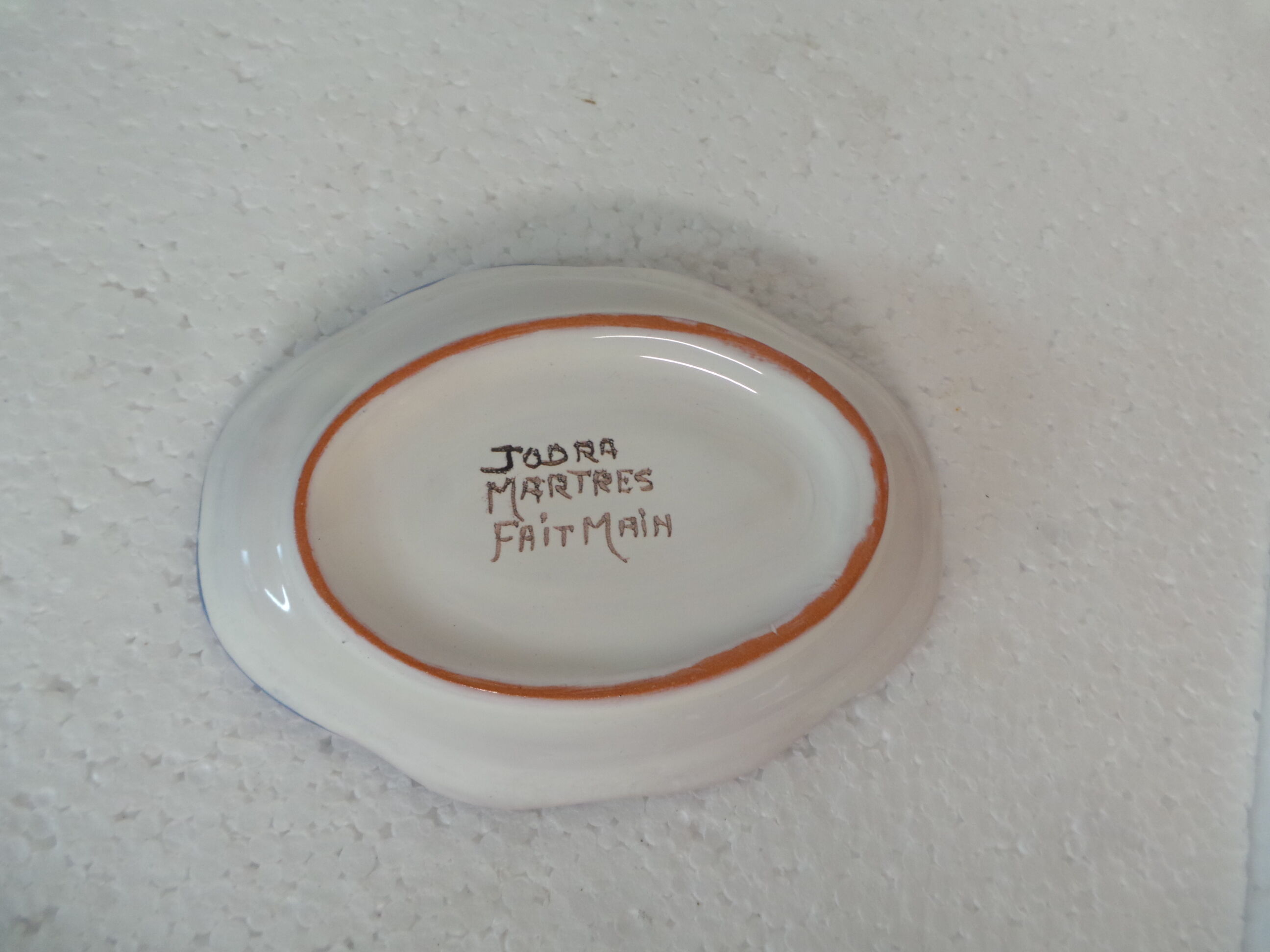 Faience Martres Tolosane Jodra handmade dish