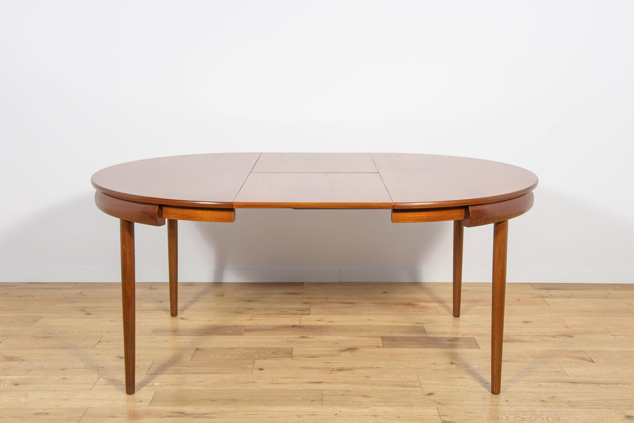 Mid-century teak dining table & chairs by Hans Olsen for Frem Røjle, Denmark, 1960s, set of 5