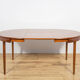 Table à manger en teck des années 50 et chaises par Hans Olsen pour Frem Røjle, Danemark, années 1960, ensemble de 5.