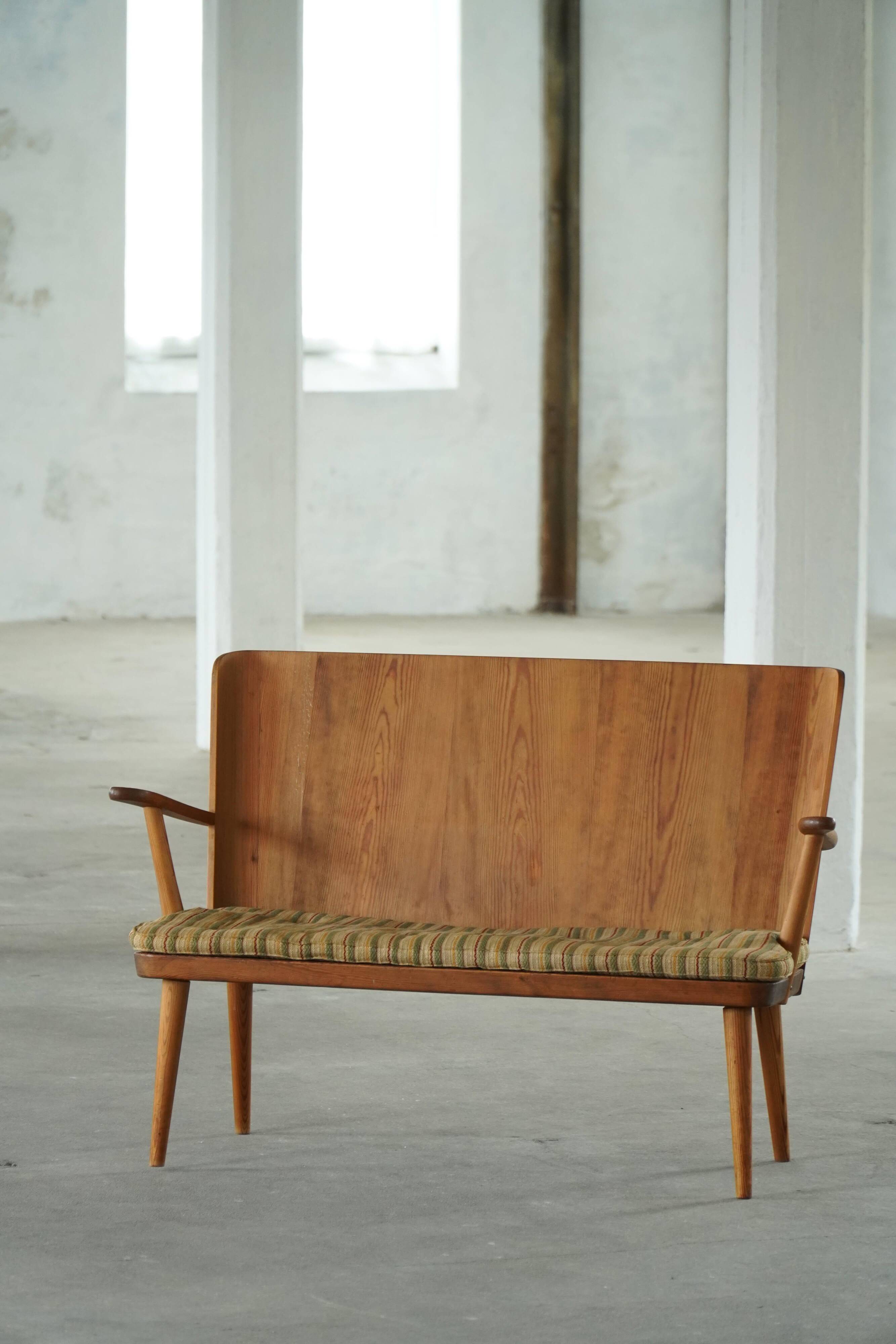 Göran Malmvall, canapé / bench in pine "Swedish Fir" for Karl Andersson & Söner, 1950s