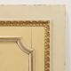Antique decorative panels in neoclassical style made of poplar, 19th century.