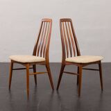 Danish Rosewood Eva Dining Chairs by Niels Koefoed for Koefoeds Hornslet