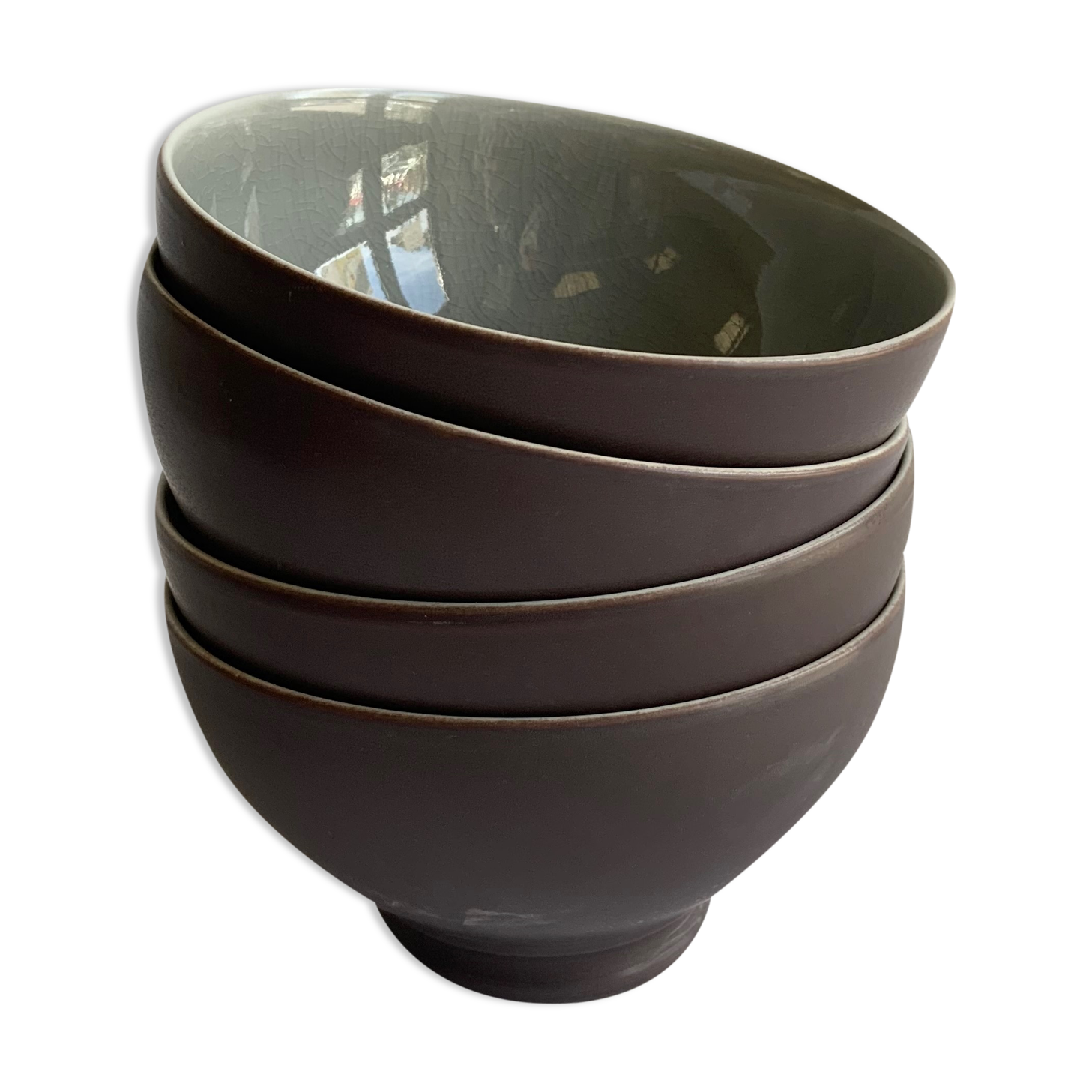 Bowls on foot Jars Tourron Ash