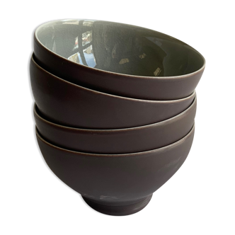 Bowls on foot Jars Tourron Ash