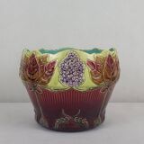 Art Nouveau earthenware cache pot