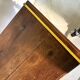 Antique solid wood table with turned legs