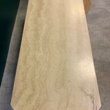 Coffee table in travertine