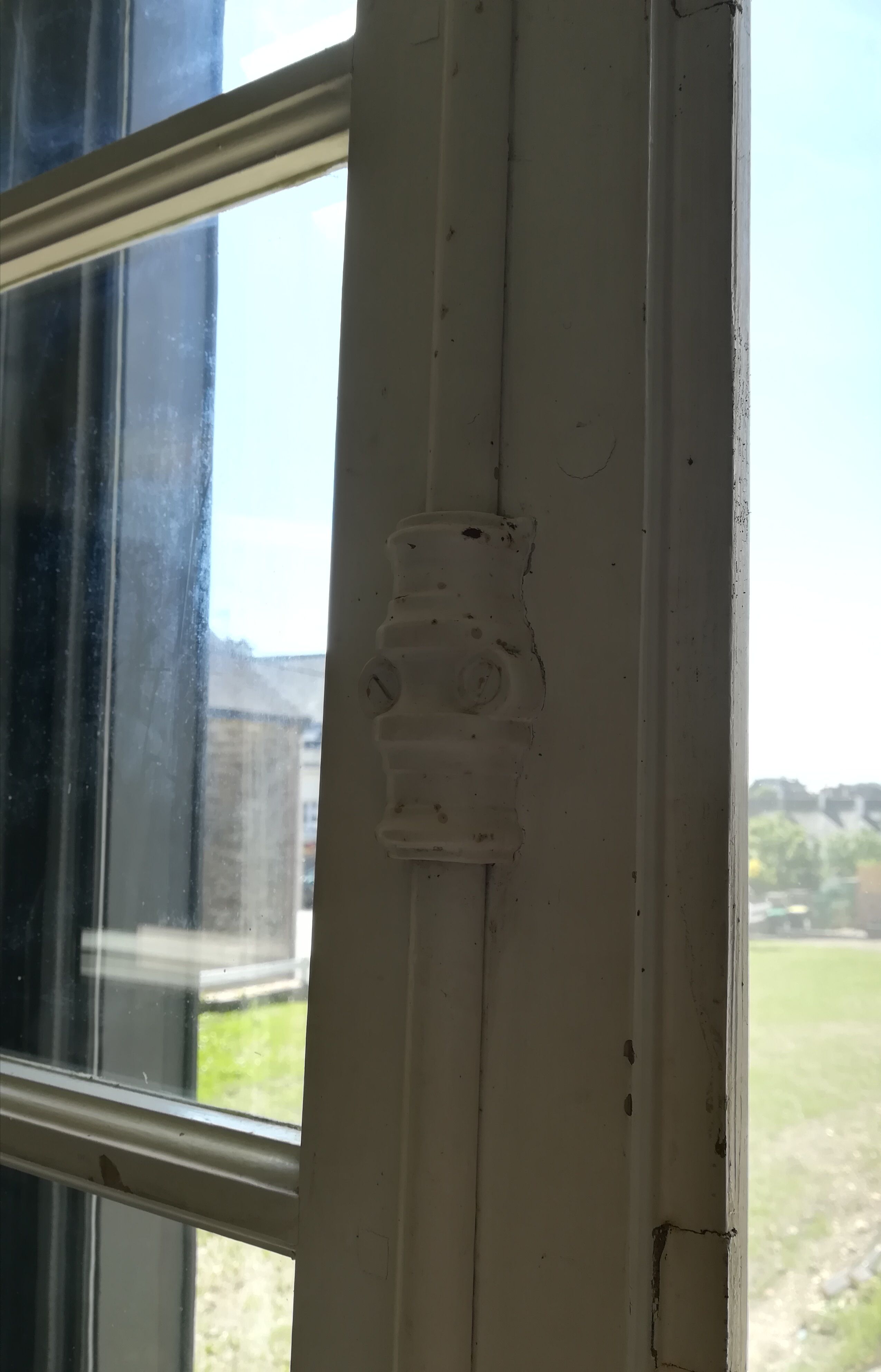 Pair of old glazed doors