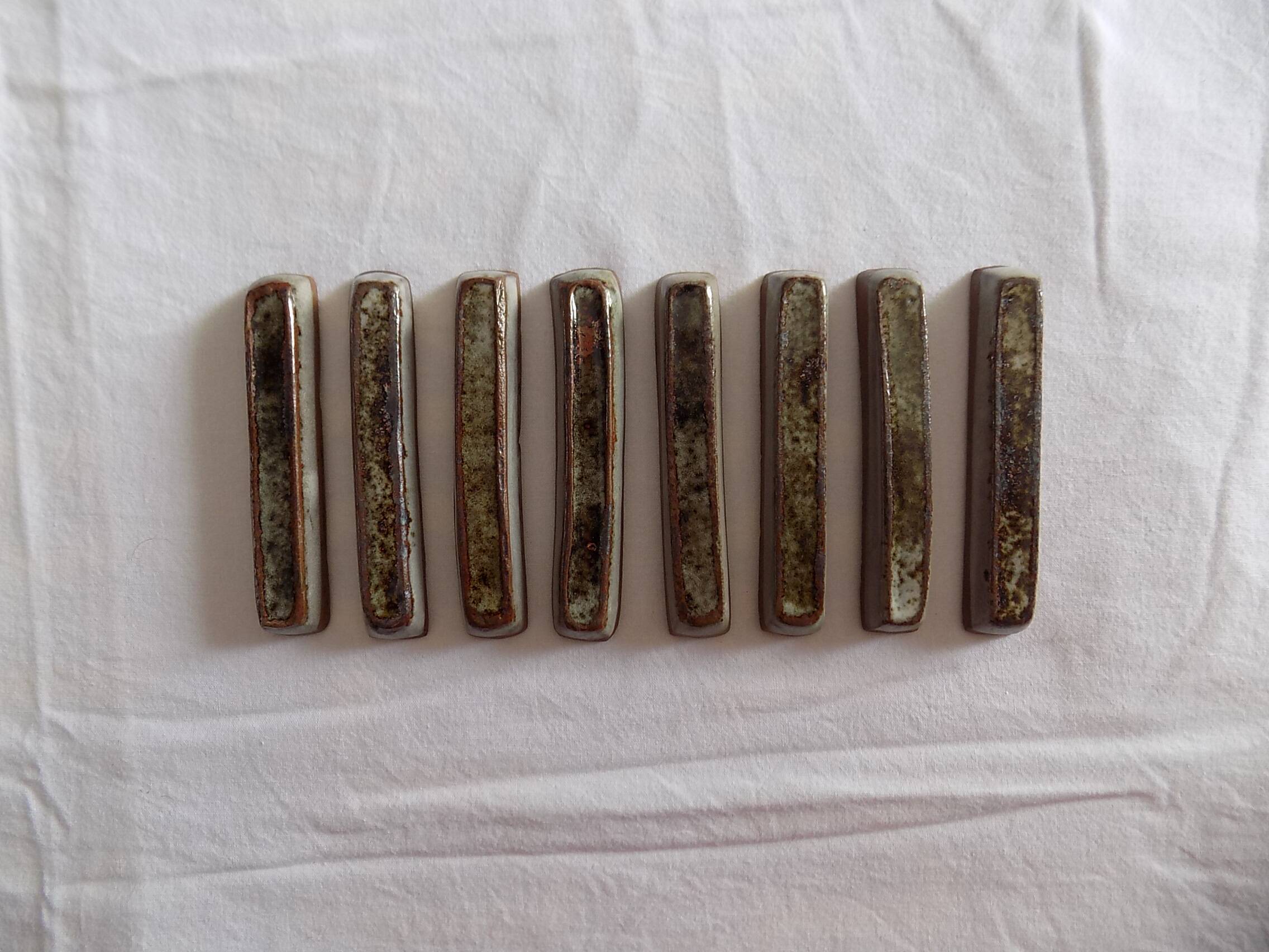 8 knife holders - Chantal and Thierry Robert workshop