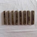 8 knife holders - Chantal and Thierry Robert workshop