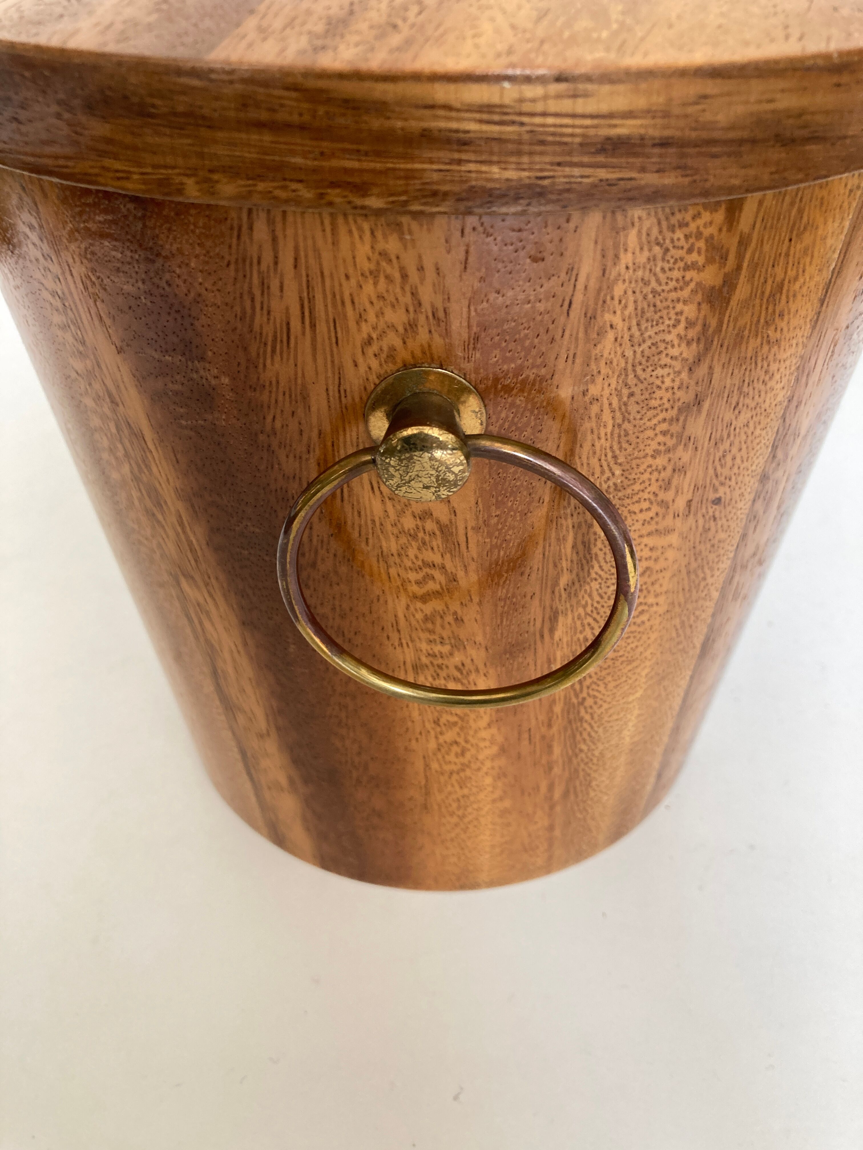 1960 Scandinavian teak champagne bucket