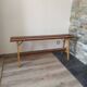 Paire de bancs vintage