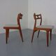 Model 138 Teak & Kvadrat Hallingdal Dining Chairs by Johannes Andersen for Uldum Møbelfabrik, Denmark, 1960s, Set of 2