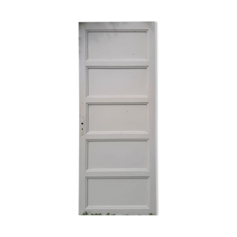 Porte vintage panneautée