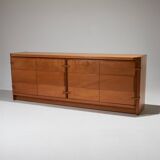 Solid elm sideboard, 1970s